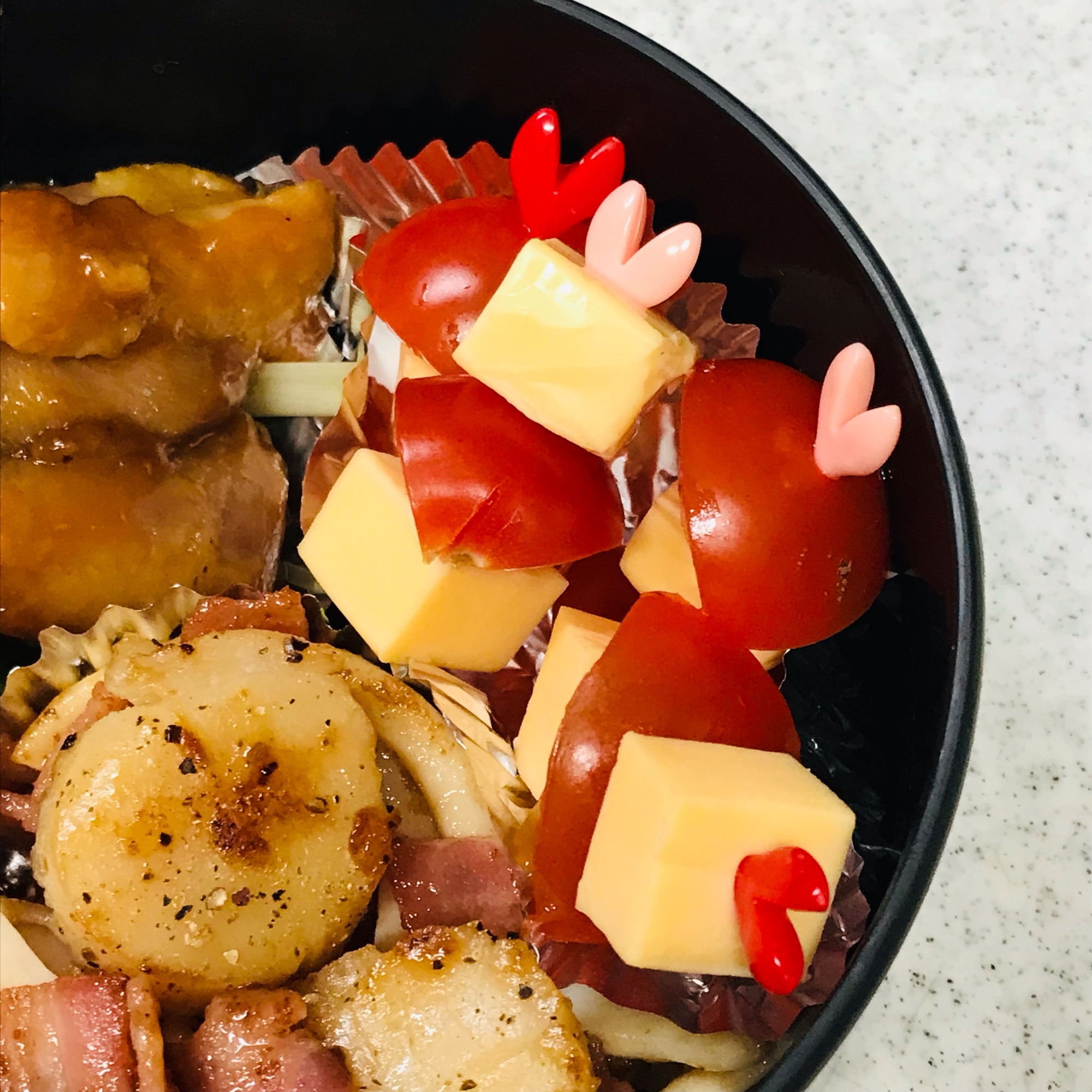 お弁当用 ミニトマトとベビーチーズ レシピ 作り方 By ひよこピッピ 楽天レシピ