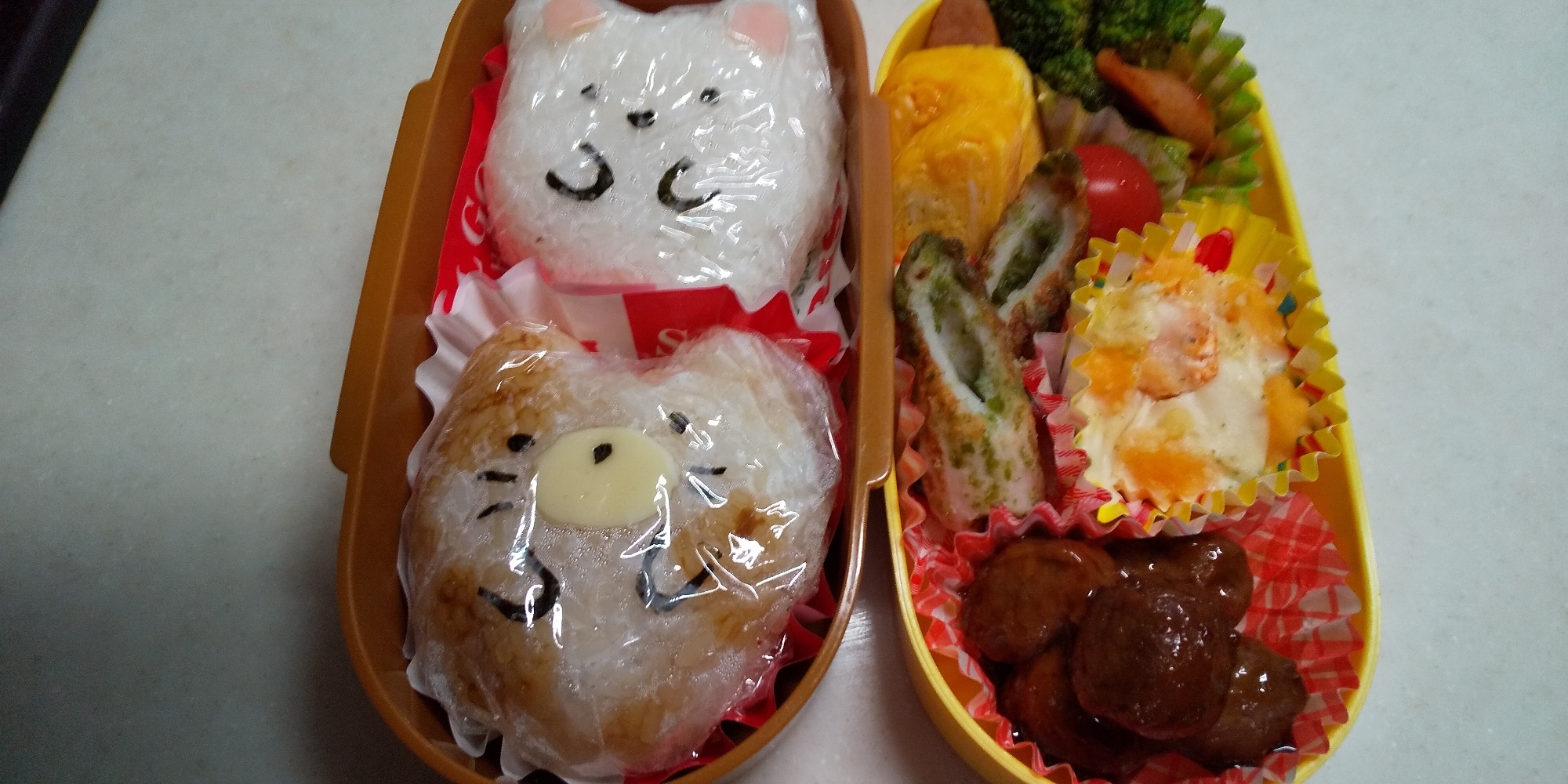 すみっこぐらし しろくま ねこ キャラ弁 レシピ 作り方 By Nokia 楽天レシピ