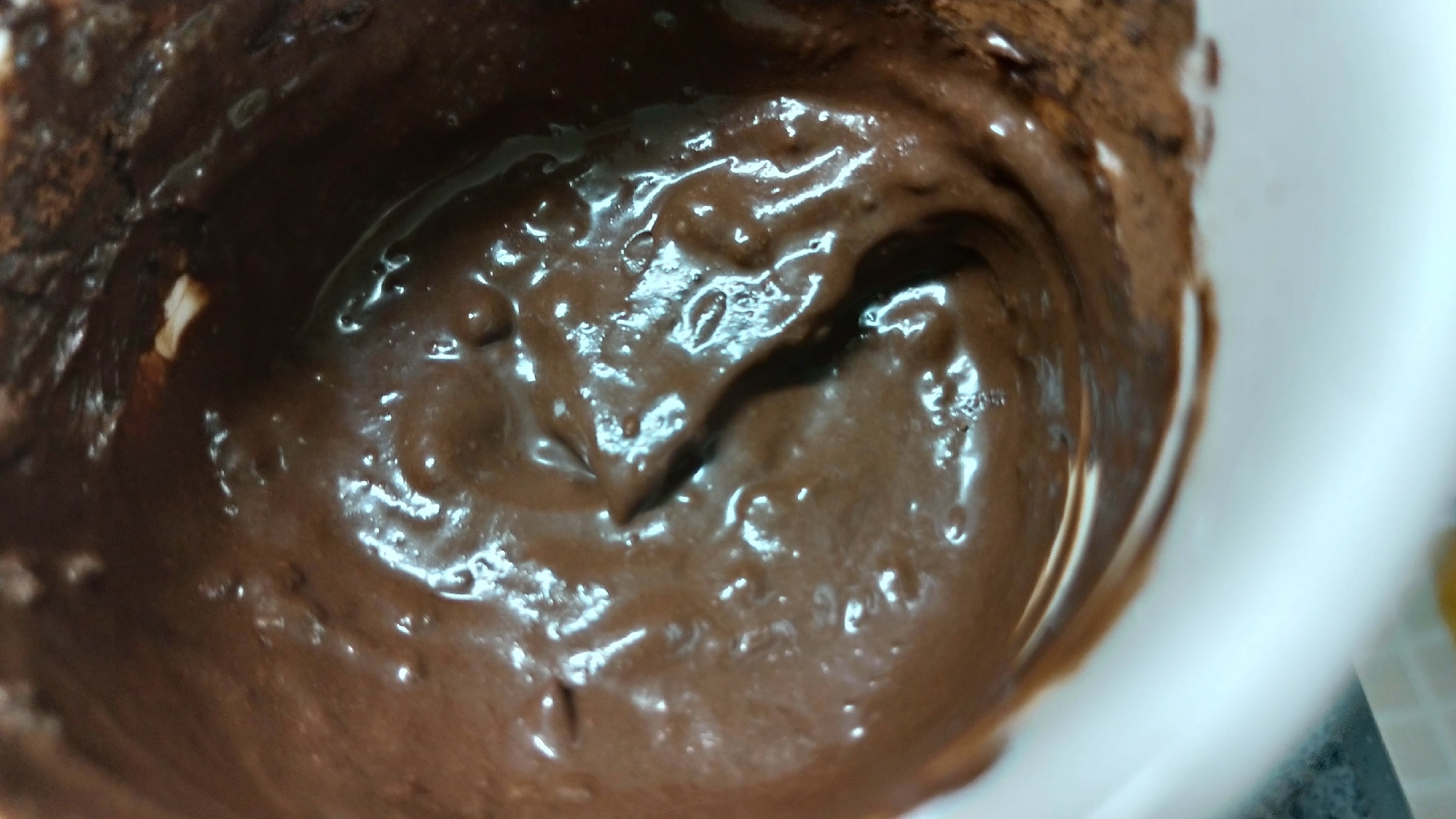 ココア豆乳で低糖質チョコクリーム