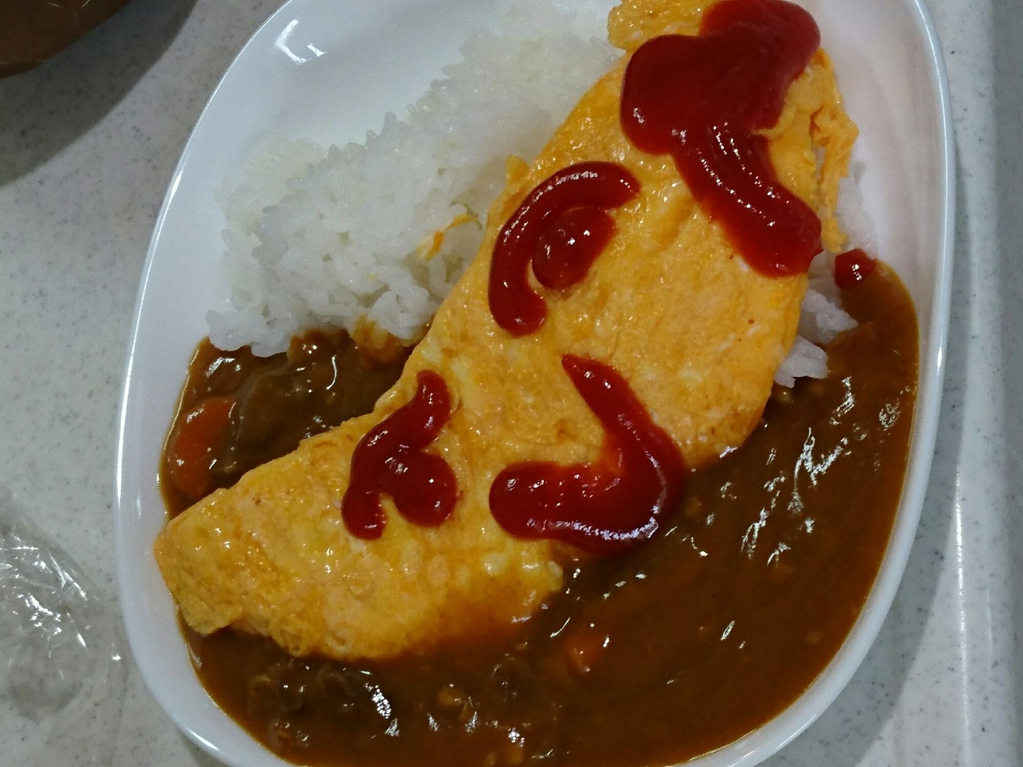 業務用カレーフィリングいりカレーオムレツ