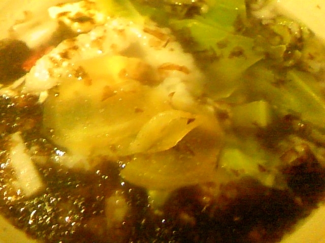 巻き寿司キャベツしょうがの酢漬けスープ