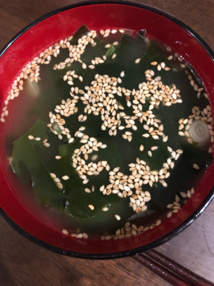簡単ワカメスープ♪