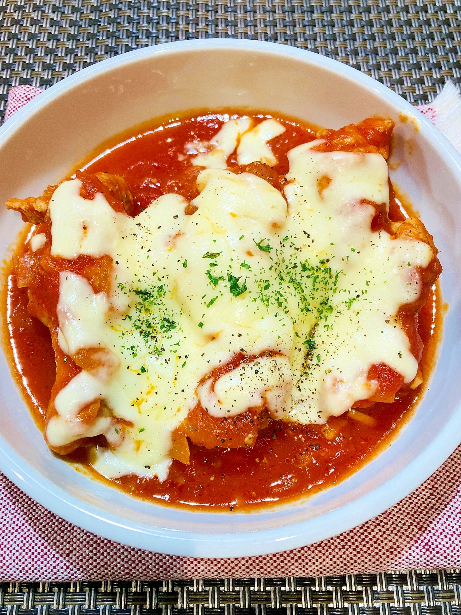 手羽元or鶏もも肉のトマトソース煮込み レシピ 作り方 By ちぇりcook 楽天レシピ