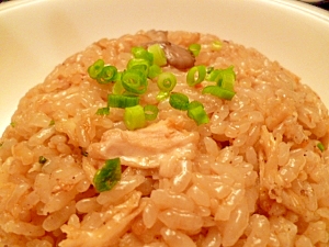鶏肉の甘辛チャーハン☆ナシゴレン風