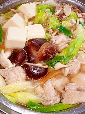 塩鶏鍋の味が決まる 日本の誇る調味料 レシピ 作り方 By まめもにお 楽天レシピ 塩鶏鍋の味が決まる 日本の誇る調味料 レシピ 作り方 By まめもにお 楽天レシピ