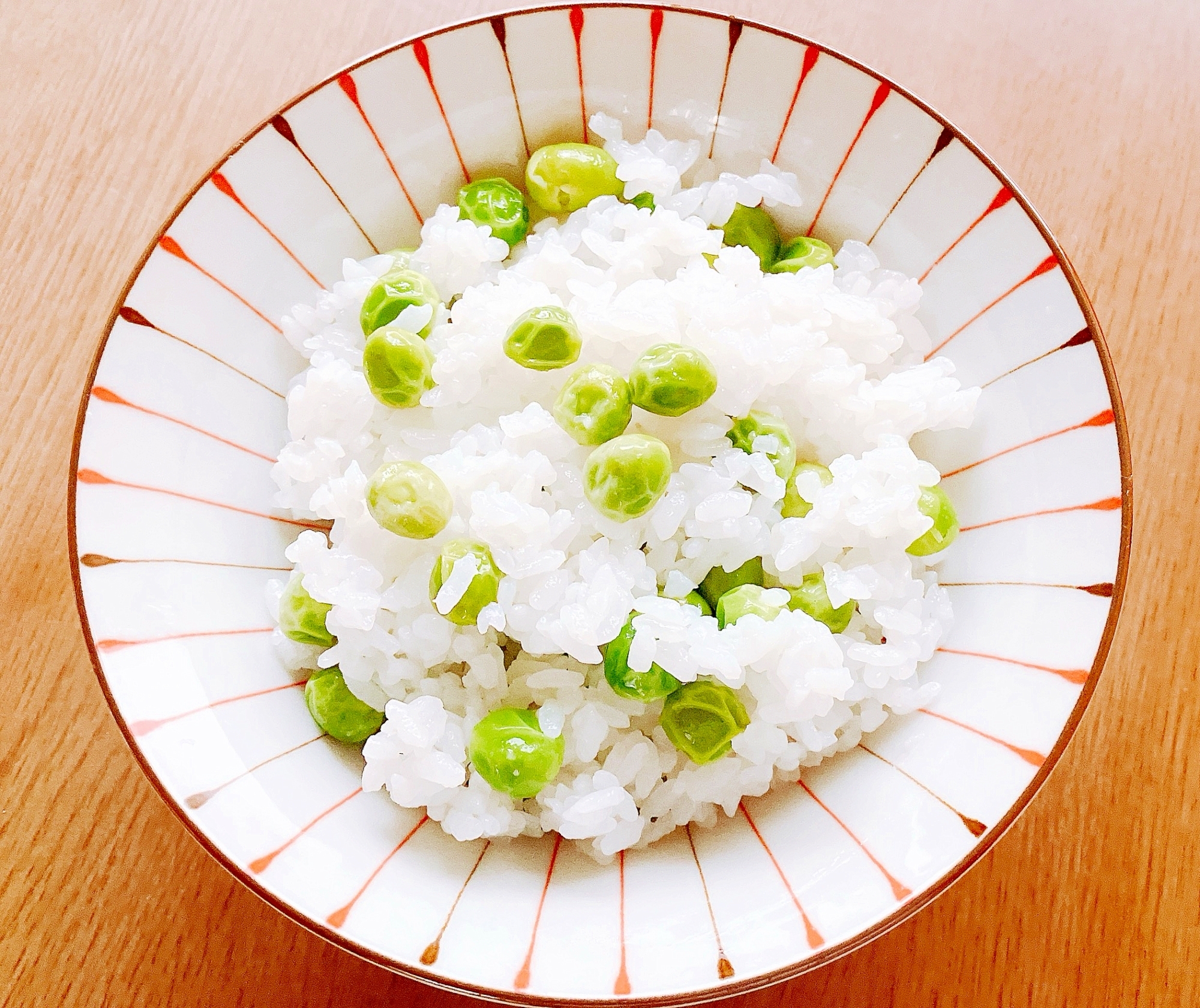 グリーンピース混ぜご飯