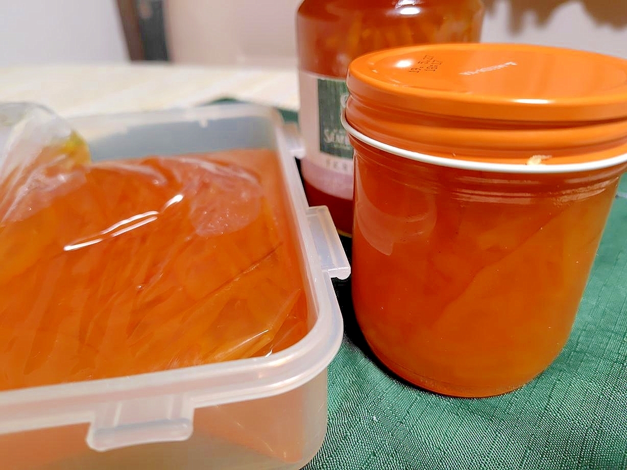 皮が固い橙(だいだい)で作るママレード