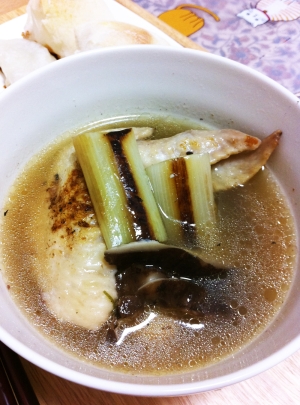 炊飯器で生姜たっぷり手羽先と焼きネギのスープ レシピ 作り方 By Kaorin1118 楽天レシピ