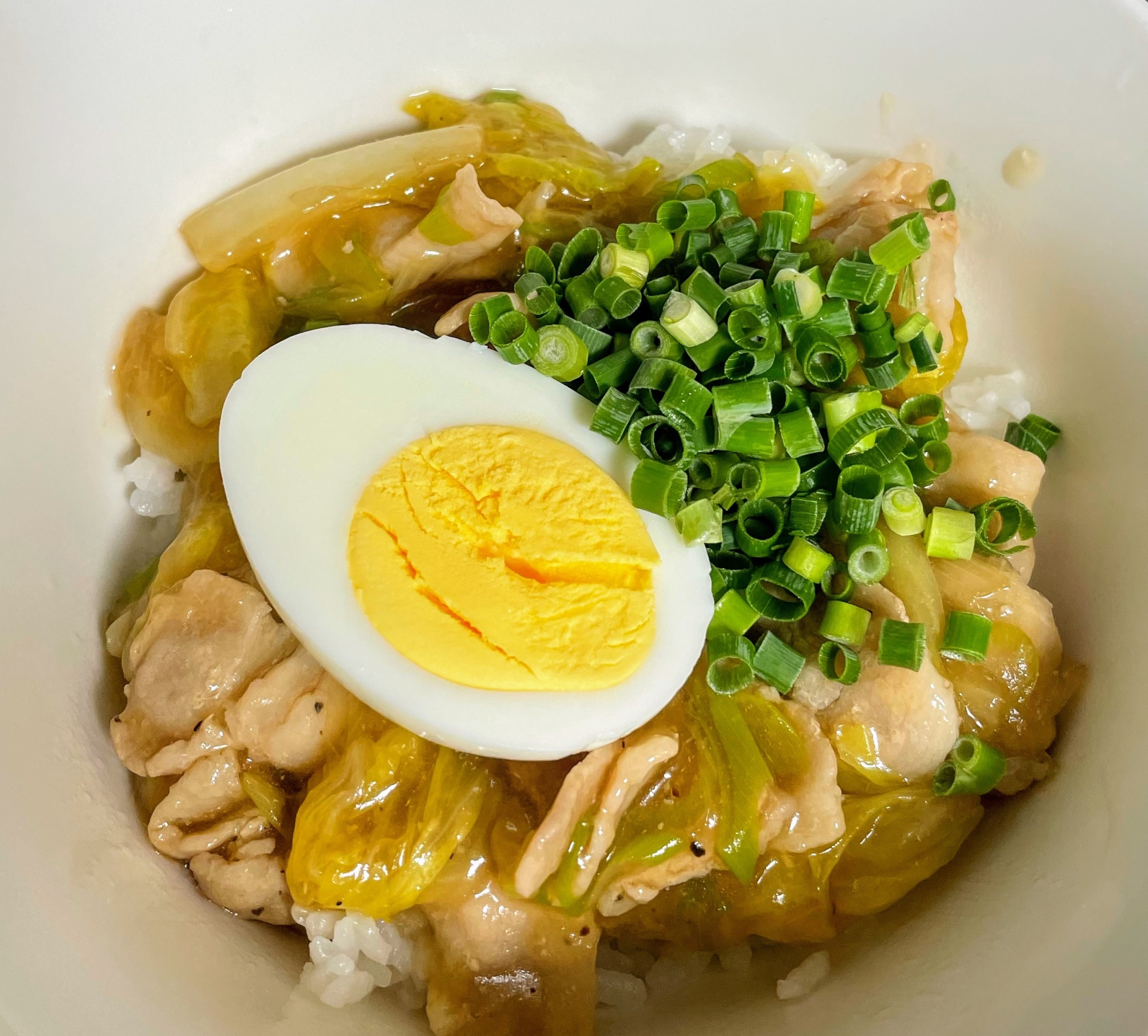 ネギたっぷり⭐中華丼