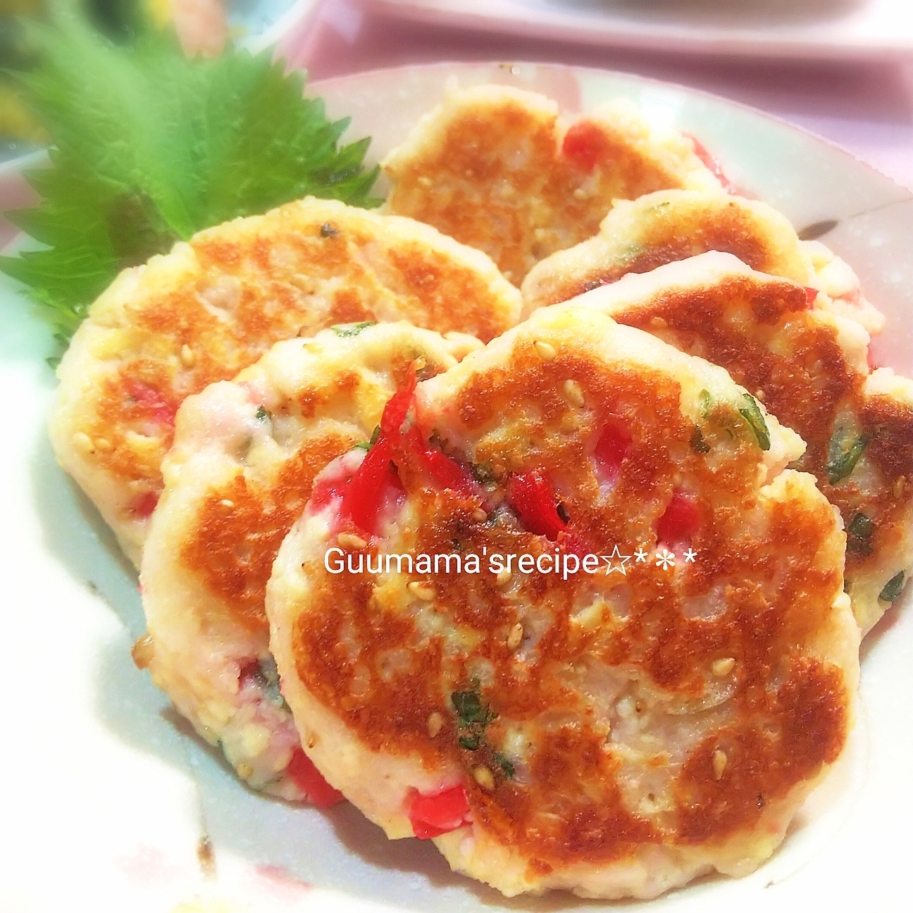 包丁不要♡ふわふわ♡はんぺんと豆腐のさつま揚げ風