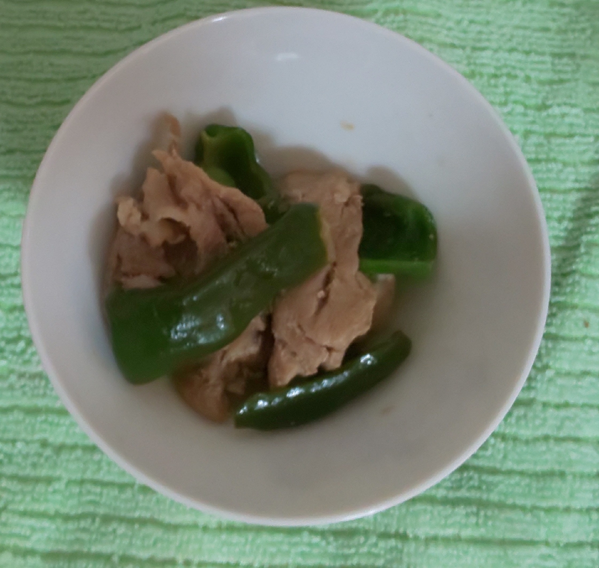 豚とピーマン炒め