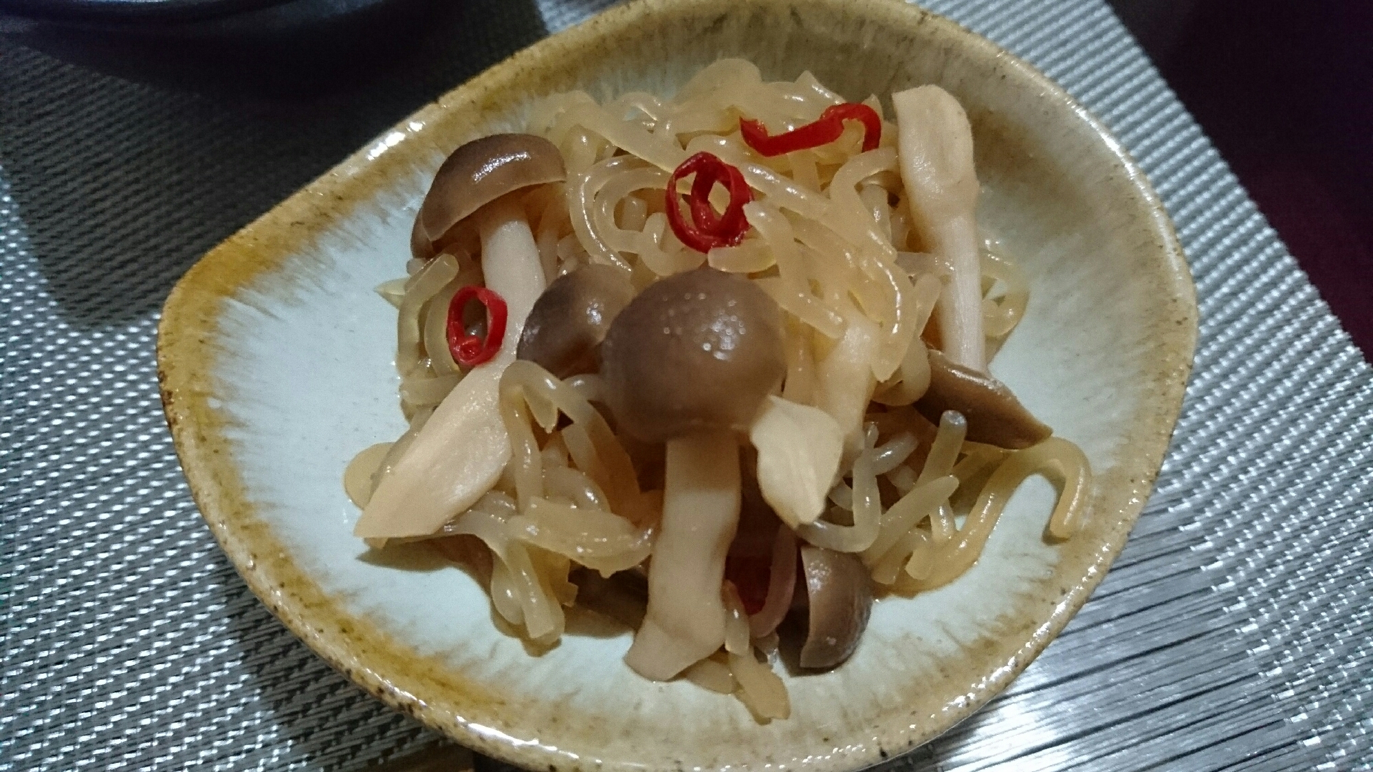 簡単！常備菜☆白滝としめじの煮物