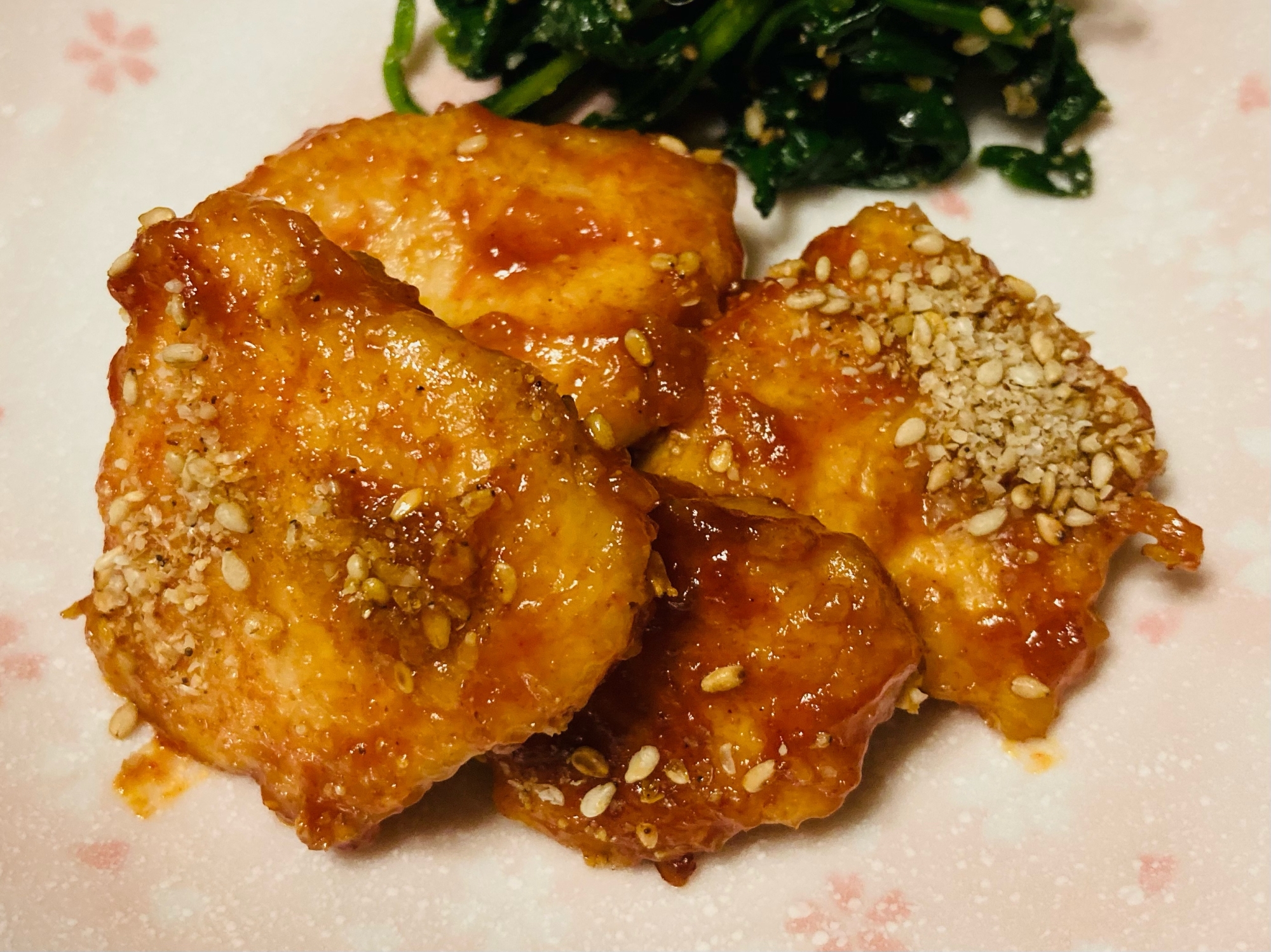 鶏胸肉のやわらかヤンニョムチキン