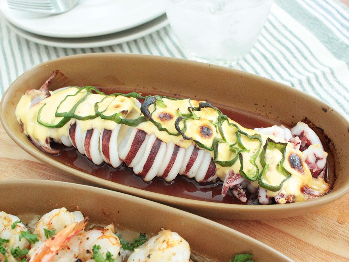 グリルプレートハンディで作るイカの箱舟