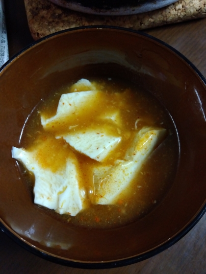 スグ出来る◎豆腐チゲスープ
