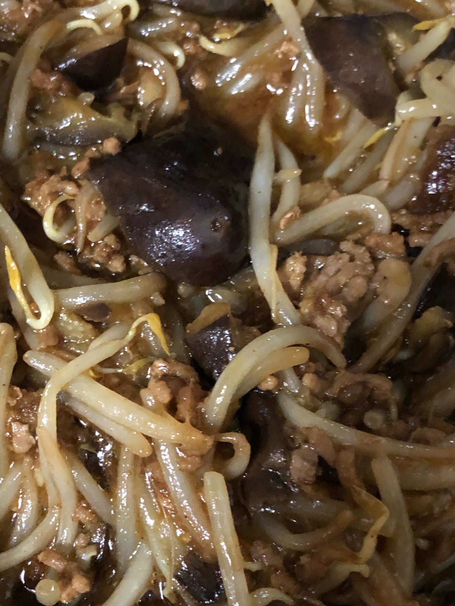 茄子の挽肉の簡単カレー