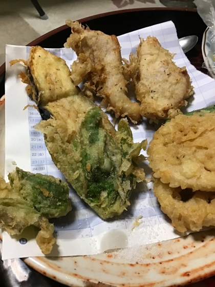 ふきのとうの天ぷら