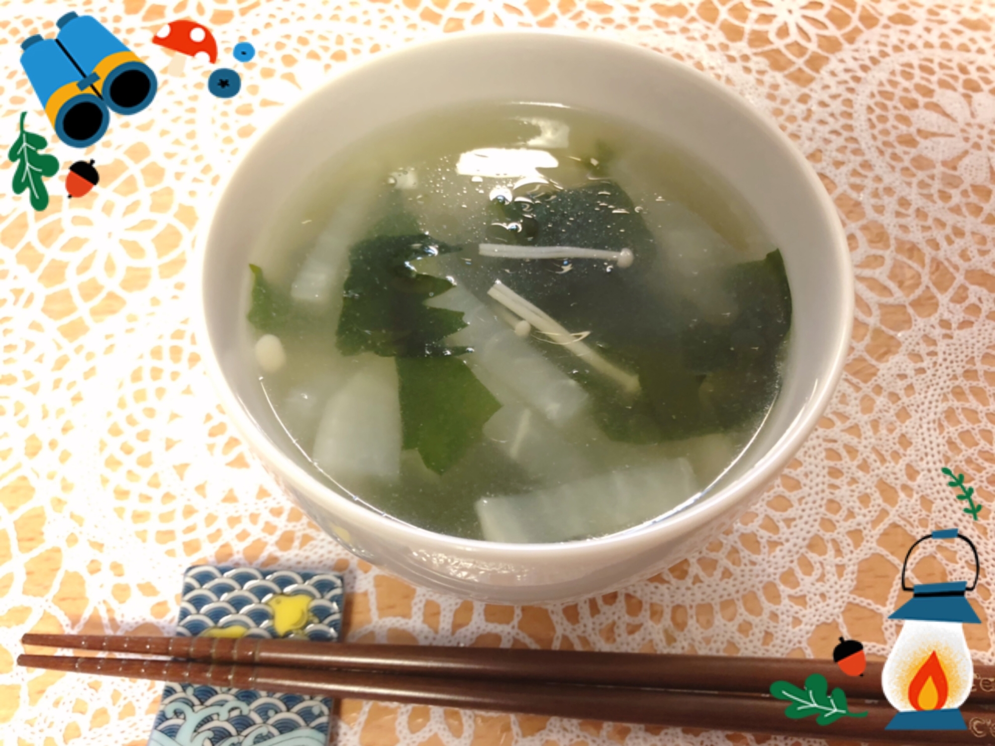 大根の甘さじんわり中華スープ✿