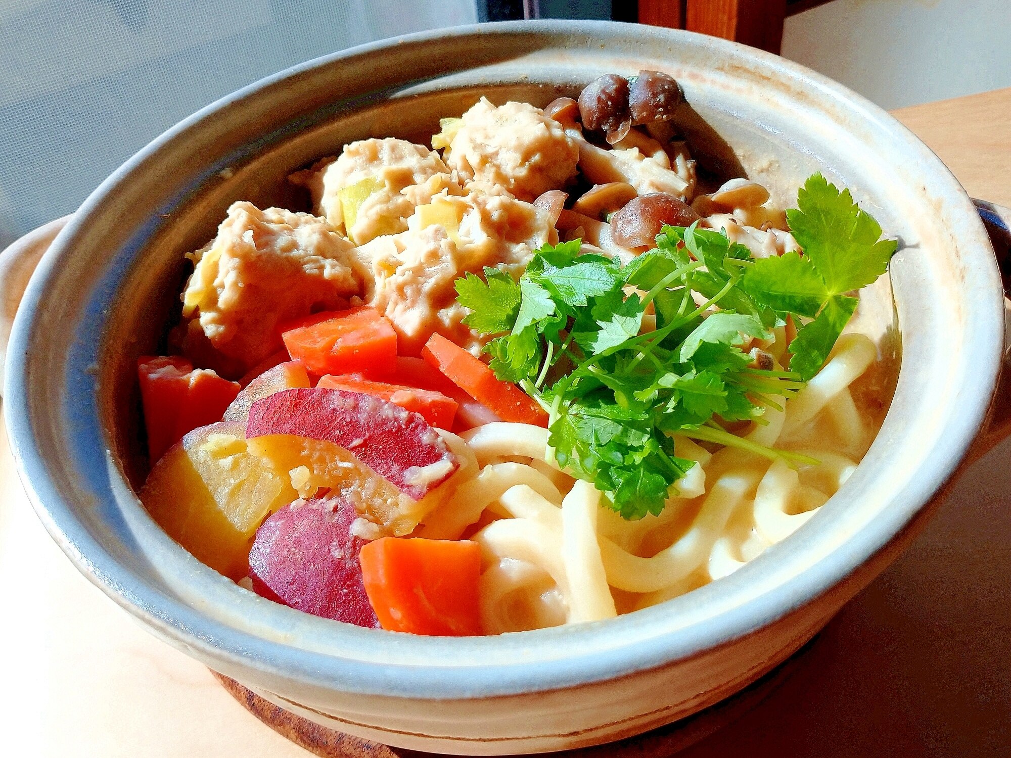 白味噌と酒粕のやさしい 鍋うどん レシピ 作り方 By さえの小さな食卓 楽天レシピ