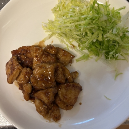 鶏胸肉でもやわらか♪ハニーマスタードチキン♪