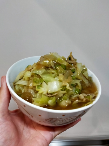 春雨をラーメンにして、野菜たっぷりラーメンになりました。
美味しかったです。
次回はエビや卵も入れたいです。