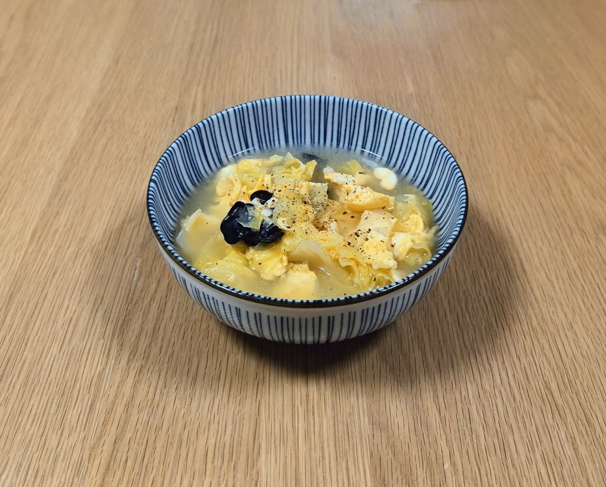 四毒抜き◆春きゃべつと玉子のスープ