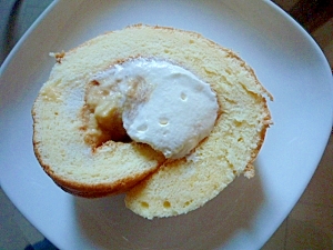 ふわふわ もちもち ロールケーキ生地