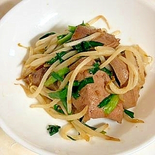 レバニラもやし炒め