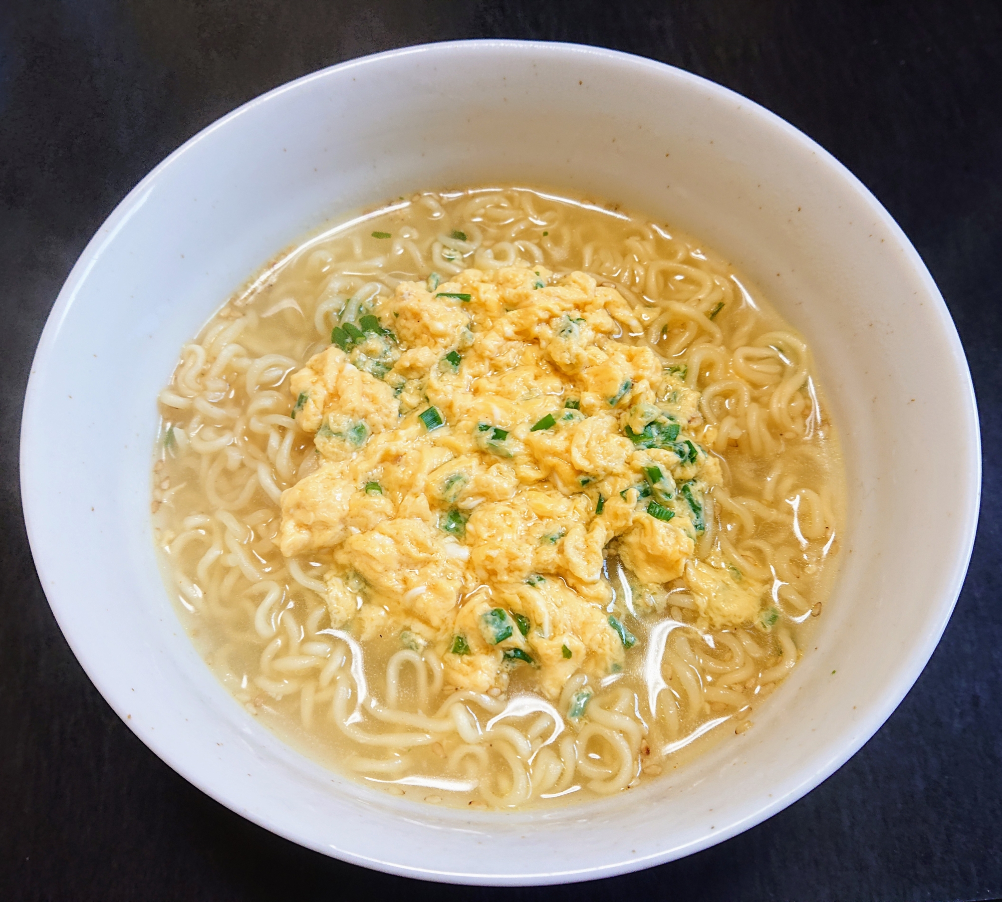 ふわふわ☆ネギタマ塩ラーメン