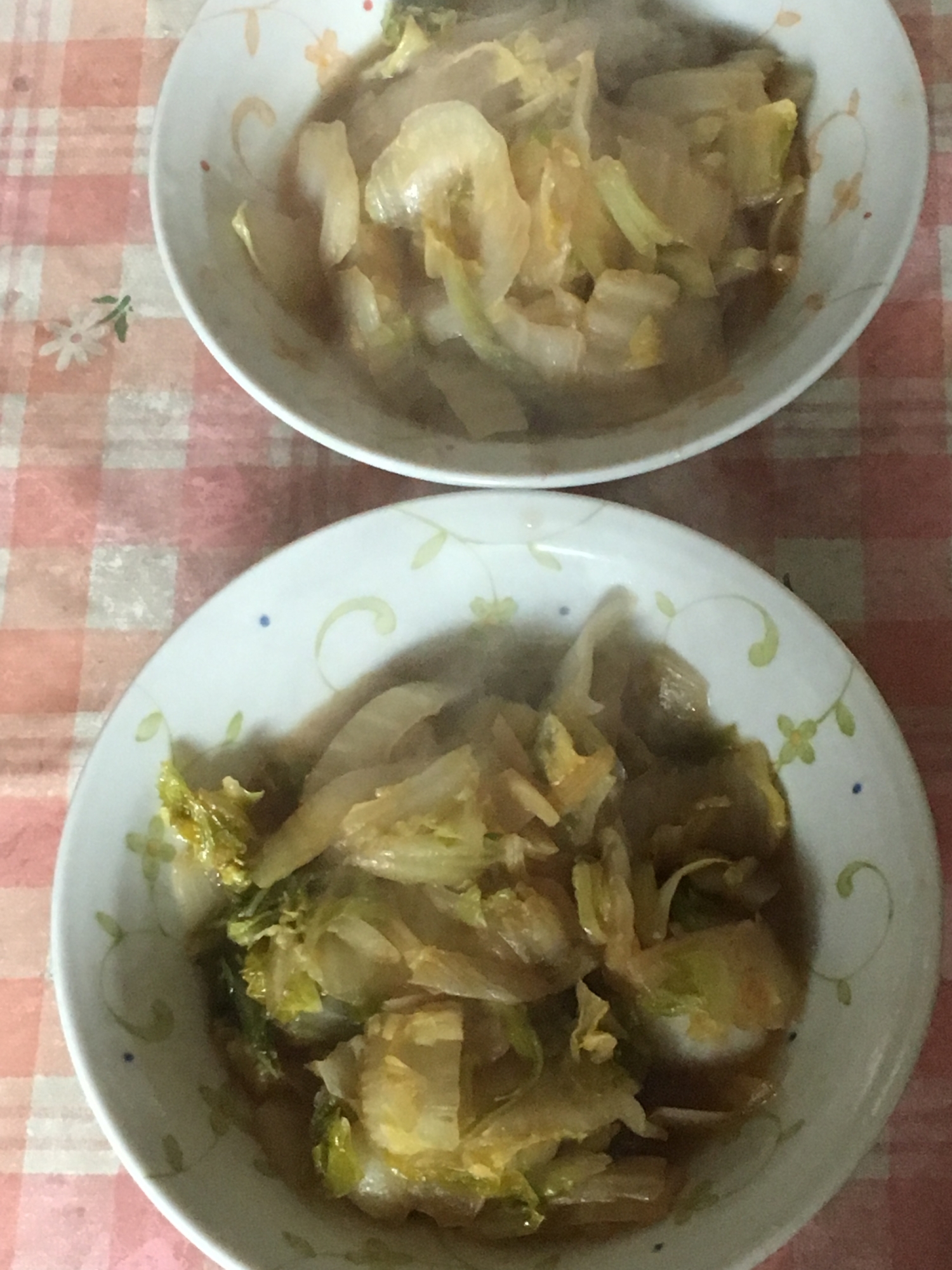 白菜と生姜の酢炒め（低糖質）