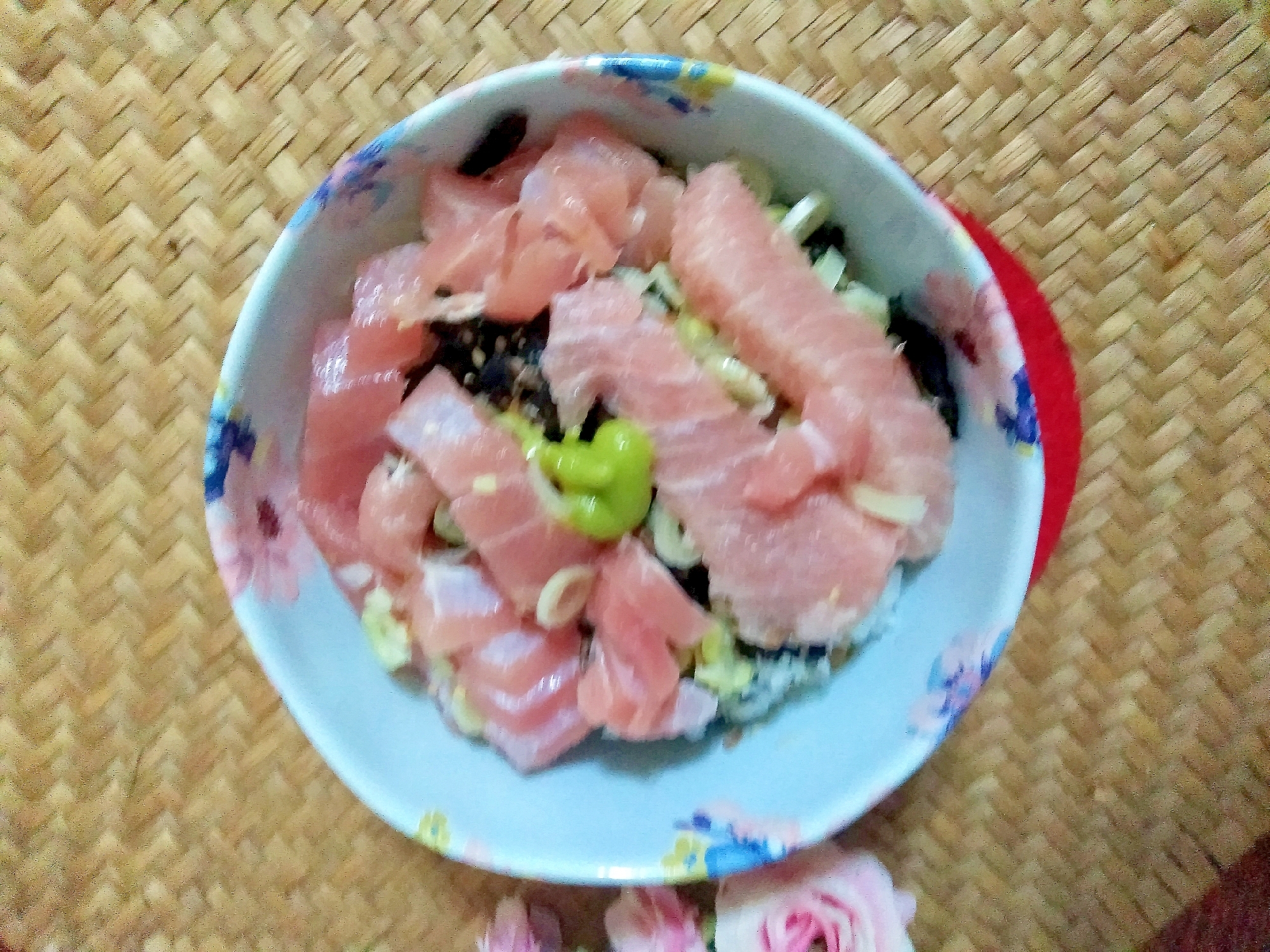 ネギまぐろハラミ丼