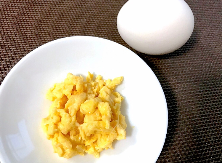 赤ちゃんの柔らかスクランブルエッグ☆離乳食後期