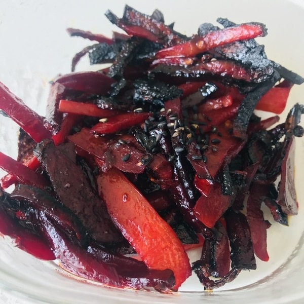 ビートルート ビーツ とニンジンのきんぴら レシピ 作り方 By Rhodes 楽天レシピ ビートルート ビーツ とニンジンのきんぴら レシピ 作り方 By Rhodes 楽天レシピ