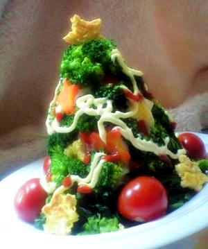 食べられるツリー ブロッコリーツリーサラダ レシピ 作り方 By 月夜さん 楽天レシピ 食べられるツリー ブロッコリーツリーサラダ レシピ 作り方 By 月夜さん 楽天レシピ