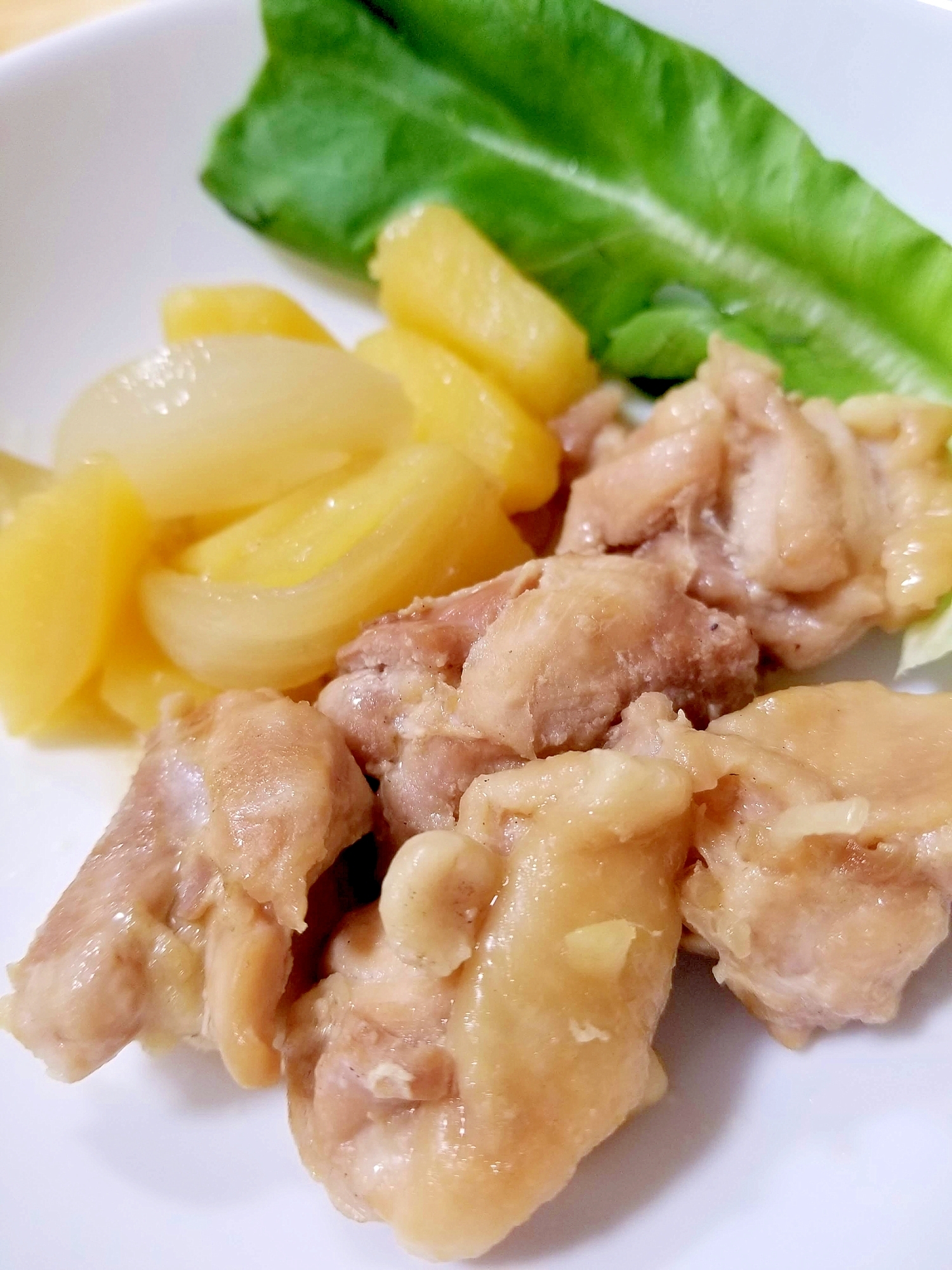 鶏もも肉とじゃがいものうま煮