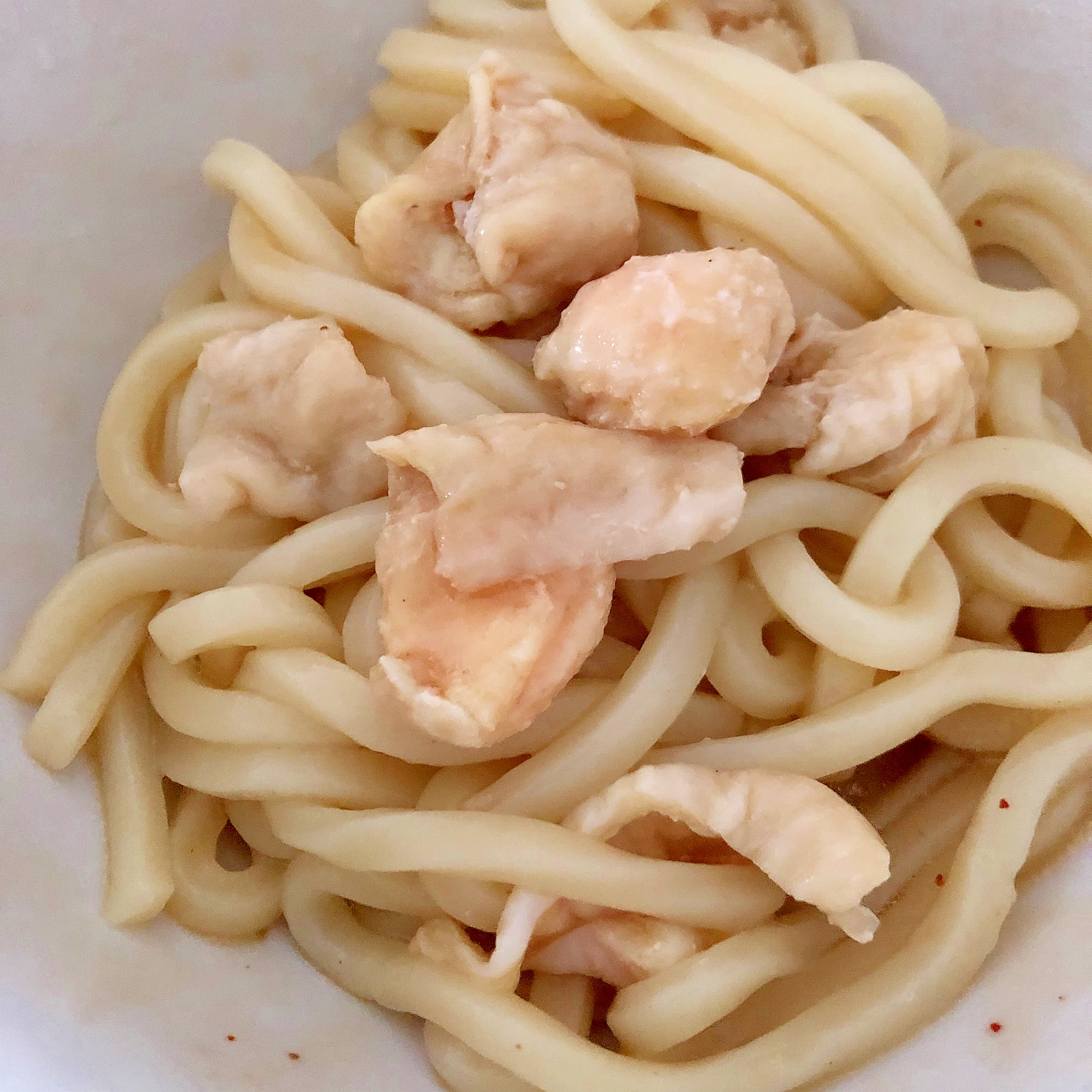 鶏皮のうどん