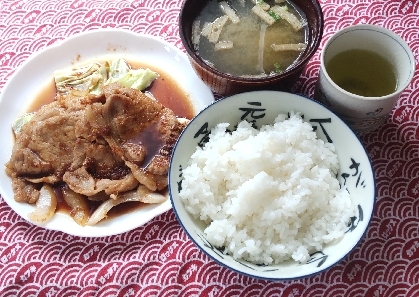 生姜焼き風丼