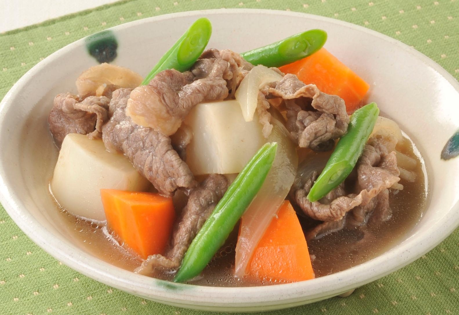 肉じゃが風♪ 牛肉とかぶの煮物