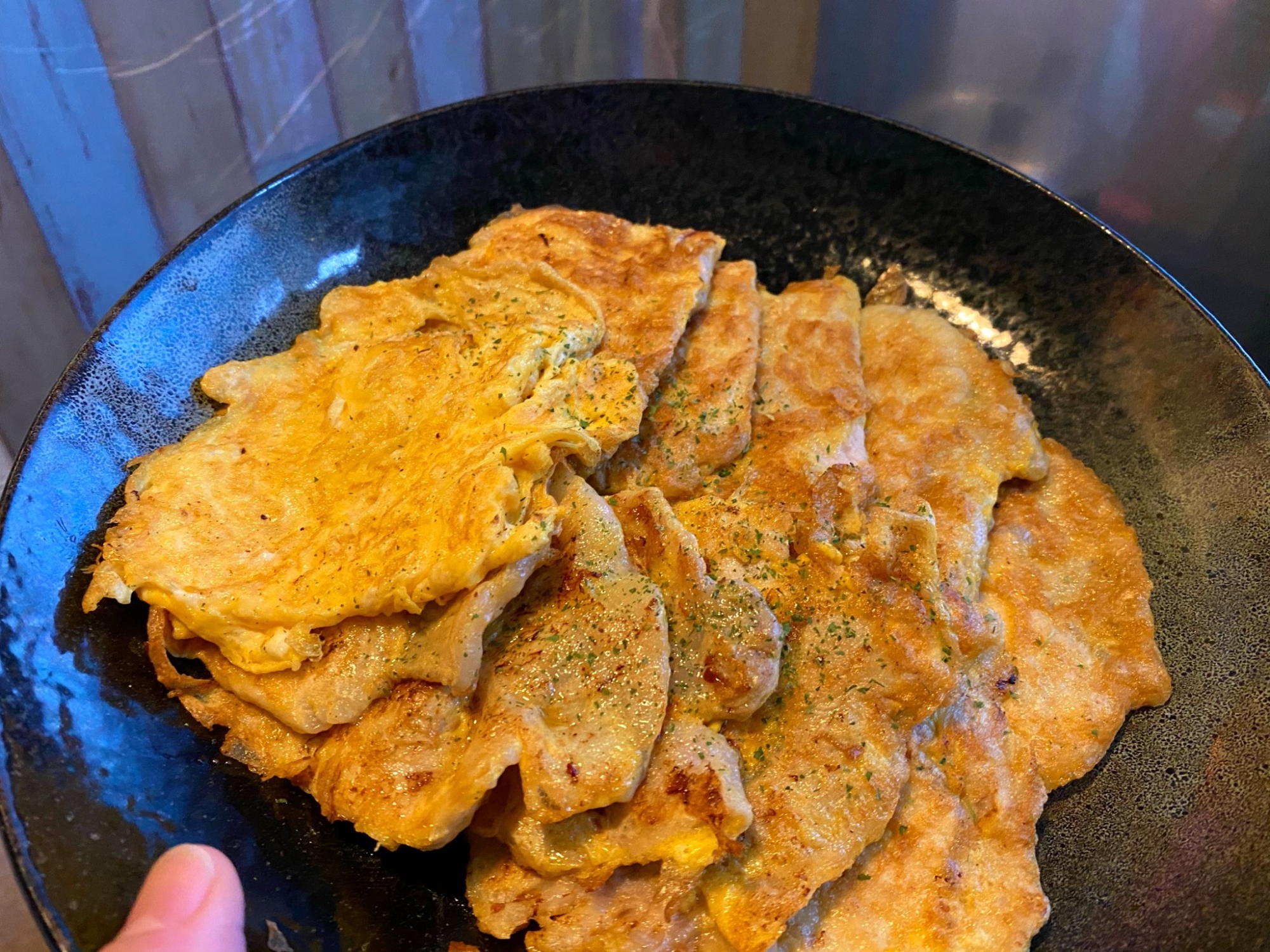 我が家の定番ポークピカタ