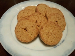 塩麹入りおからきな粉クッキー