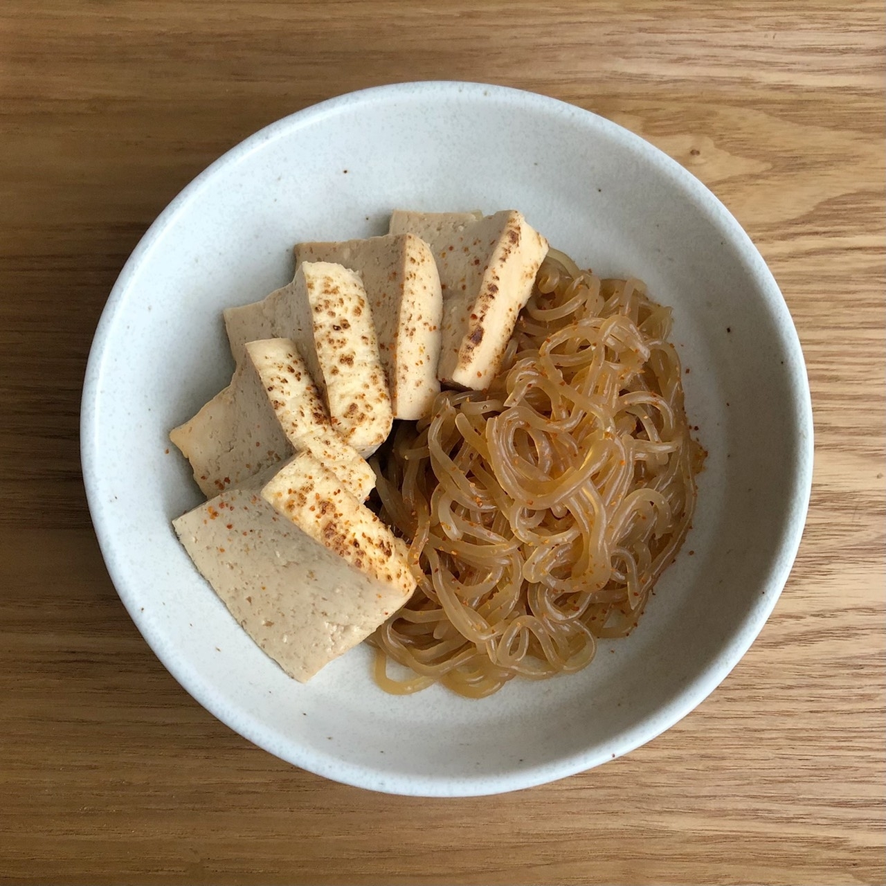 焼き豆腐としらたきの煮物