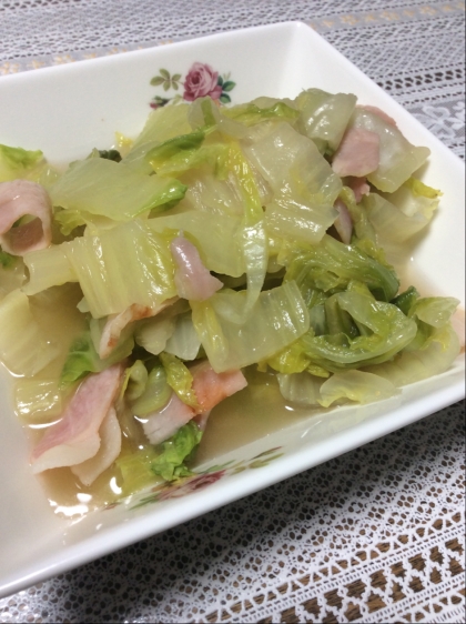 お水を加えなくても白菜から出てくる水分でバッチリでした♪白菜の美味しさが↑↑しますね〜！とっても美味しかったです♡ご馳走様でした(*^^*)v