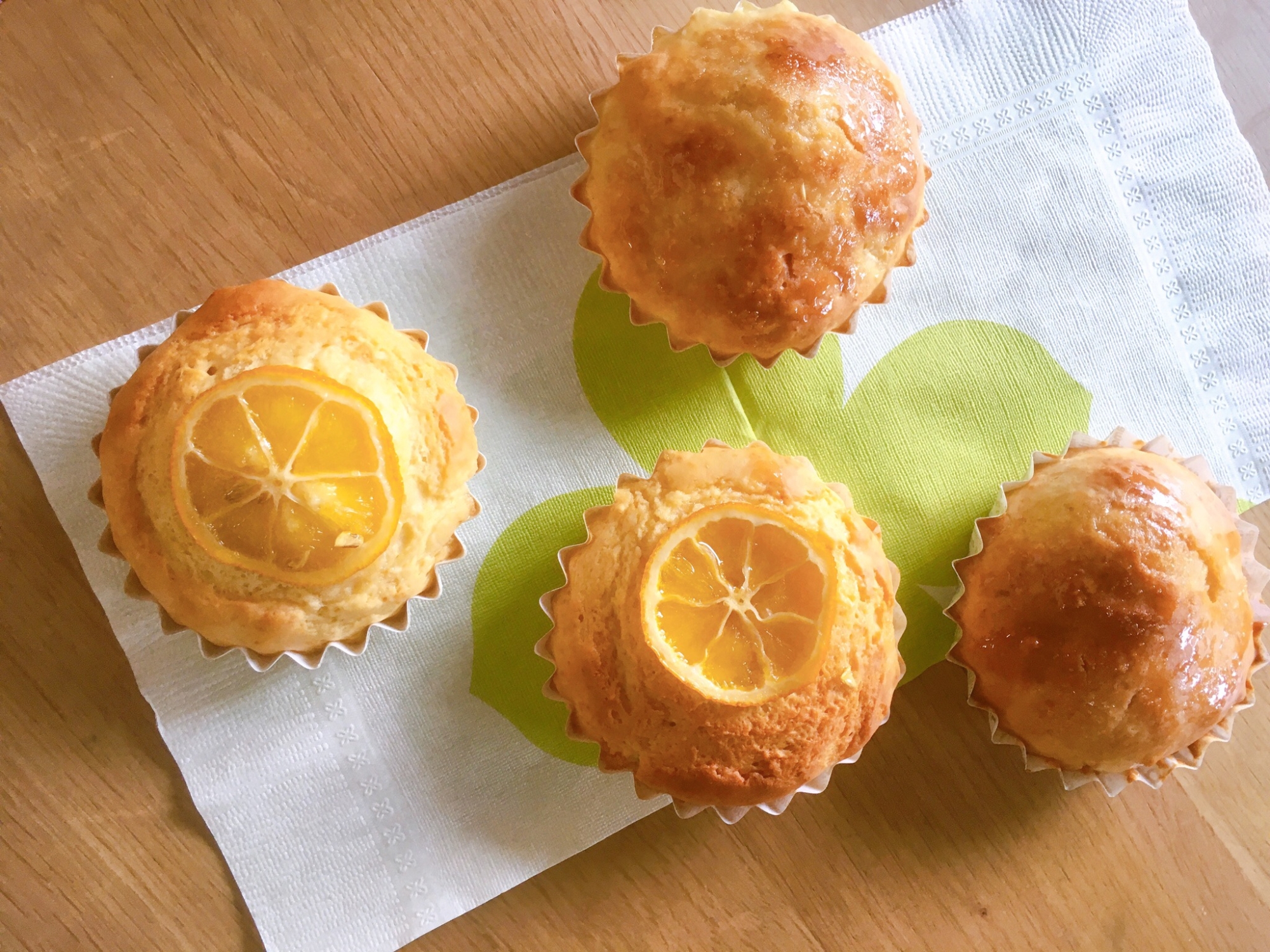 ホットケーキミックスで作る☆レモンマフィン♪