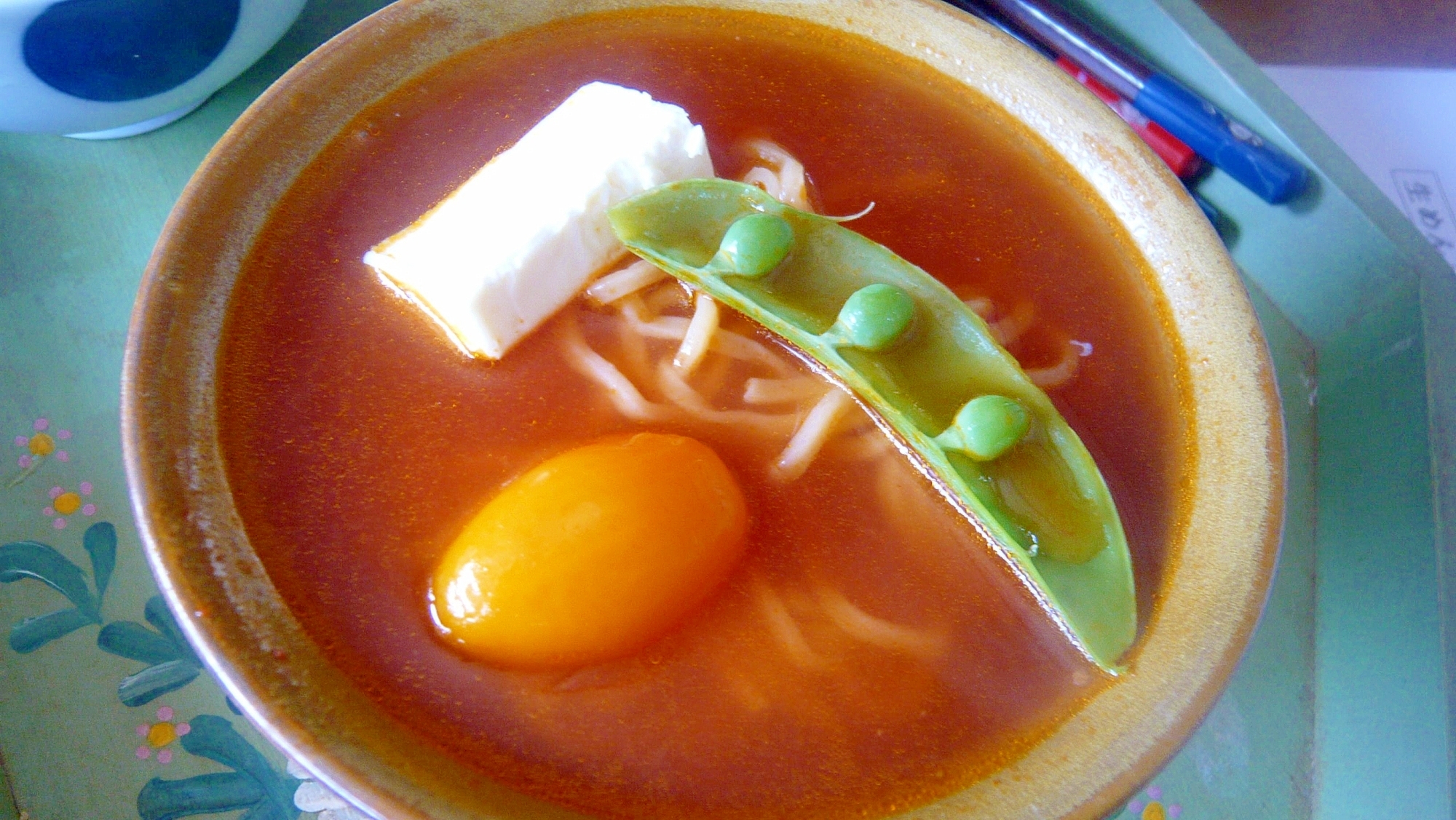 ♥　トマトラーメンでイタリアンラーメン　♥