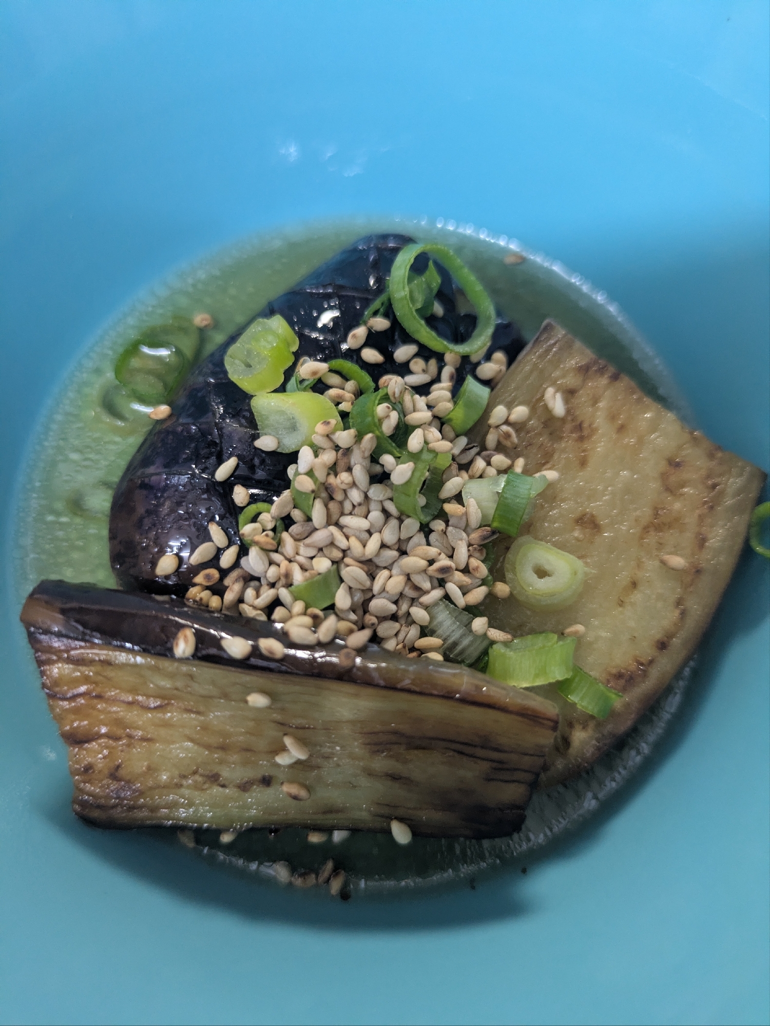 ナスの揚げびたし