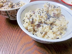 炊飯器で簡単☆　栄養の宝庫「小豆玄米ご飯」