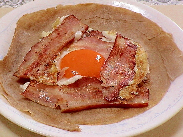 健康法師の 朝ごはんのガレット