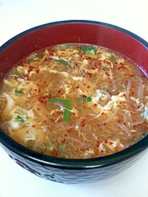 ダイエット中に ピリ辛春雨スープ レシピ 作り方 By Louis1226 楽天レシピ