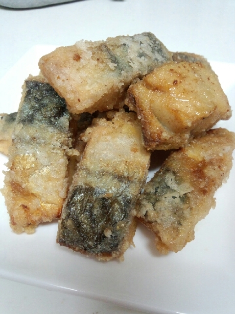塩さばで簡単 さばの竜田揚げ レシピ 作り方 By おいもマロン 楽天レシピ