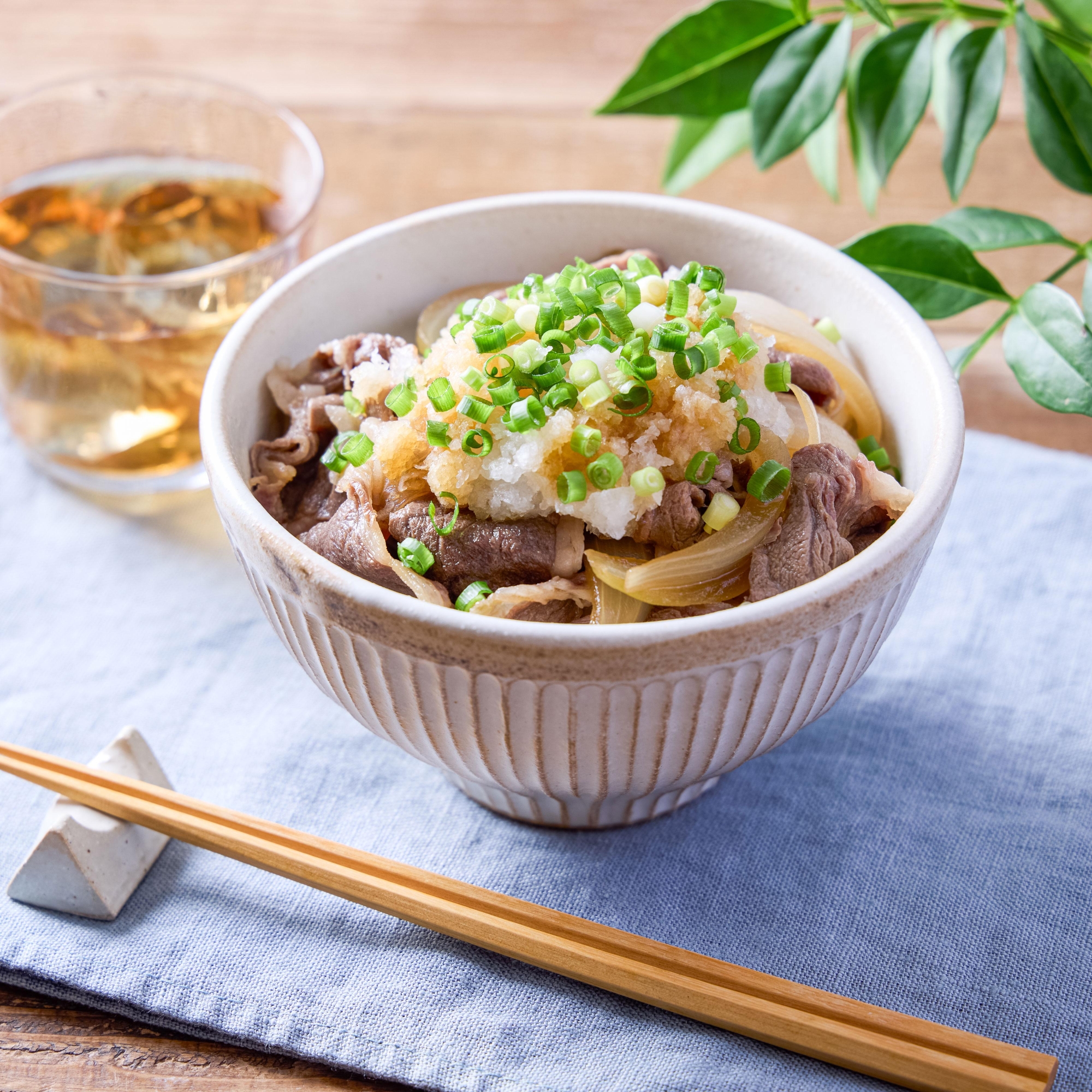 ねぎだくおろぽん牛丼